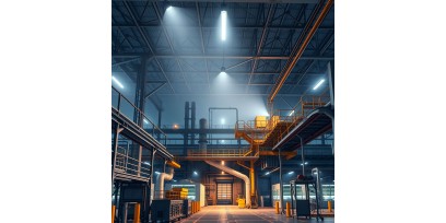 مزايای تامين روشنايی با منابع نوری LED در فضاهای صنعتی مزايای تامين روشنايی با منابع نوری LED در فضاهای صنعتی